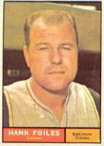 1961 Topps Baseball Cards      277     Hank Foiles